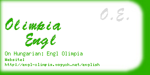 olimpia engl business card